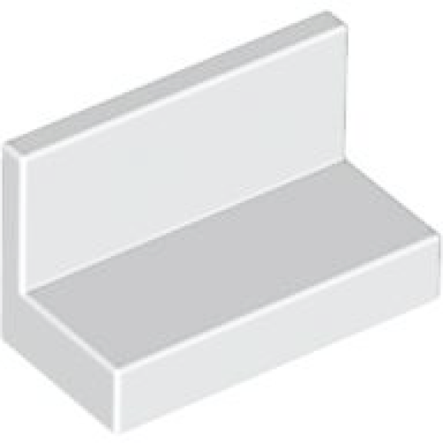 Деталь LEGO 4865 Panel 1 x 2 x 1 - White