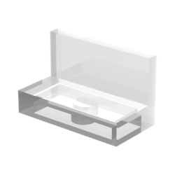 Panel 1 x 2 x 1 - Trans-Clear