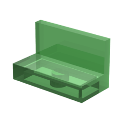 Panel 1 x 2 x 1 - Trans-Green