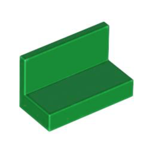 Деталь LEGO 4865 Panel 1 x 2 x 1 - Green