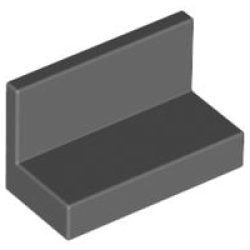 Panel 1 x 2 x 1 - Dark Bluish Gray