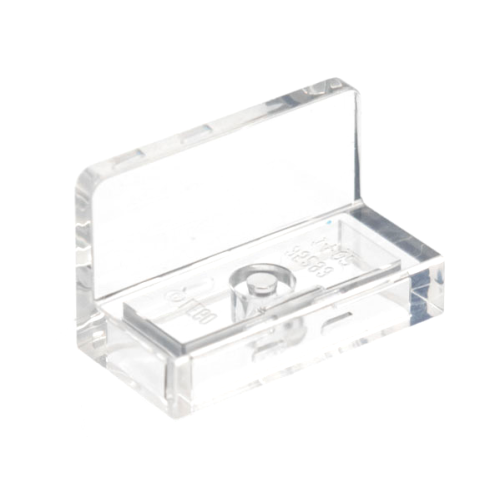 Деталь LEGO 4865b Panel 1 x 2 x 1 with Rounded Corners - Trans-Clear