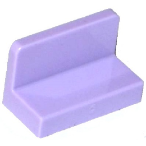 Деталь LEGO 4865b Panel 1 x 2 x 1 with Rounded Corners - Lavender