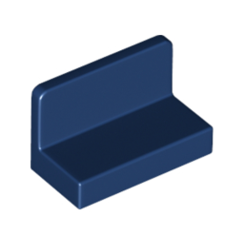 Деталь LEGO 4865b Panel 1 x 2 x 1 with Rounded Corners - Dark Blue