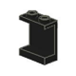 Panel 1 x 2 x 2 (Undetermined Type) - Black