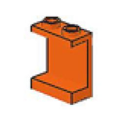 Panel 1 x 2 x 2 (Undetermined Type) - Orange