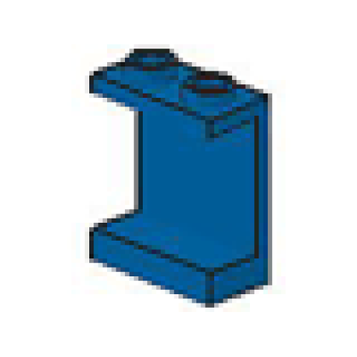 Деталь LEGO 4864 Panel 1 x 2 x 2 (Undetermined Type) - Blue