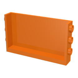 Panel 1 x 6 x 3 with Studs on Sides - Orange Panel 1 x 6 x 3 with Studs on Sides - Orange