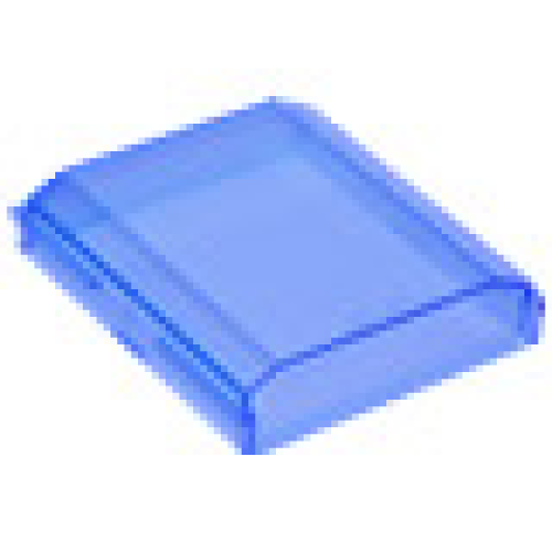 Деталь LEGO 30650 Panel 2 x 8 x 8 - Trans-Dark Blue
