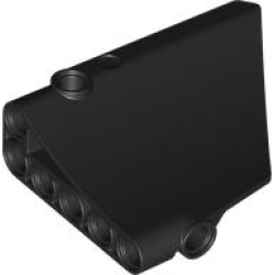 Technic, Panel Inverted Fairing #43 Large Short Smooth, Side B - Black