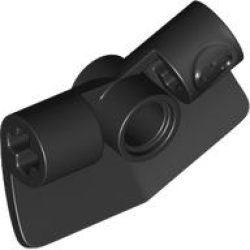 Technic, Panel Curved # 3 2 x 3 x 1 Angled 157.5 degrees - Black Technic, Panel Curved # 3 2 x 3 x 1 Angled 157.5 degrees - Black