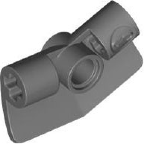 Деталь LEGO 2457 Technic, Panel Curved # 3 2 x 3 x 1 Angled 157.5 degrees - Dark Bluish Gray