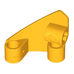 Technic, Panel Curved #10 3 x 3 Tapered Right - Bright Light Orange Technic, Panel Curved #10 3 x 3 Tapered Right - Bright Light Orange