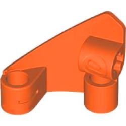 Technic, Panel Curved #10 3 x 3 Tapered Right - Reddish Orange Technic, Panel Curved #10 3 x 3 Tapered Right - Reddish Orange