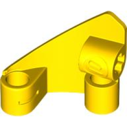 Technic, Panel Curved #10 3 x 3 Tapered Right - Yellow Technic, Panel Curved #10 3 x 3 Tapered Right - Yellow
