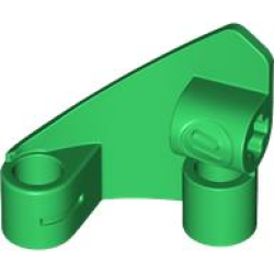 Technic, Panel Curved #10 3 x 3 Tapered Right - Green Technic, Panel Curved #10 3 x 3 Tapered Right - Green
