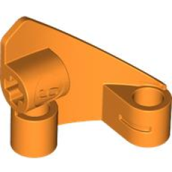 Technic, Panel Curved # 9 3 x 3 Tapered Left - Orange Technic, Panel Curved # 9 3 x 3 Tapered Left - Orange