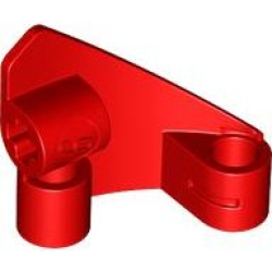 Technic, Panel Curved # 9 3 x 3 Tapered Left - Red Technic, Panel Curved # 9 3 x 3 Tapered Left - Red