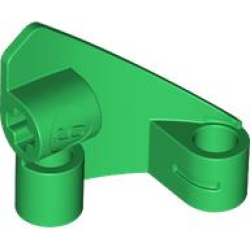 Technic, Panel Curved # 9 3 x 3 Tapered Left - Green Technic, Panel Curved # 9 3 x 3 Tapered Left - Green