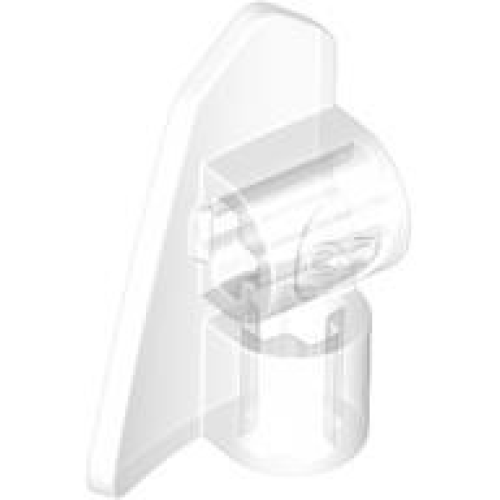 Деталь LEGO 2389 Technic, Panel Fairing # 8 Very Small Smooth Short, Side B - Trans-Clear