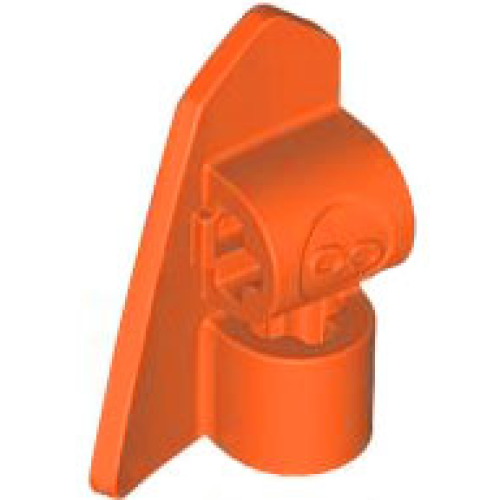 Деталь LEGO 2389 Technic, Panel Fairing # 8 Very Small Smooth Short, Side B - Reddish Orange