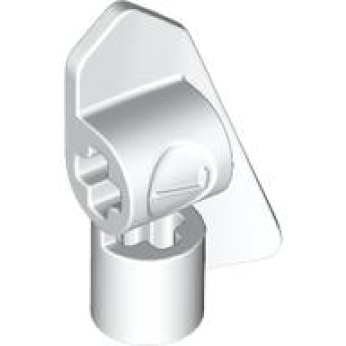 Деталь LEGO 2387 Technic, Panel Fairing # 7 Very Small Smooth Short, Side A - White