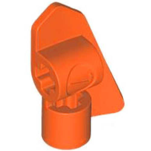 Деталь LEGO 2387 Technic, Panel Fairing # 7 Very Small Smooth Short, Side A - Reddish Orange