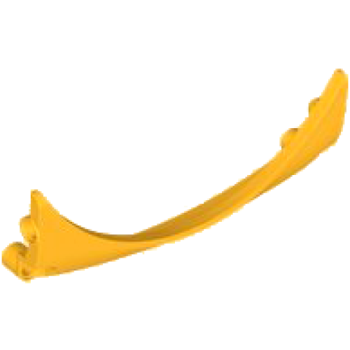 Деталь LEGO 80284 Technic, Panel Car Mudguard Arched #42 13 x 2 x 5 Rounded Top - Bright Light Orange