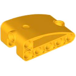 Technic, Panel Curved 2 x 5 x 3 Double Modified L-Shape Quarter Ellipse Thick - Bright Light Orange Technic, Panel Curved 2 x 5 x 3 Double Modified L-Shape Quarter Ellipse Thick - Bright Light Orange