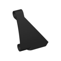 Technic, Panel Curved #63 5 x 4 Tapered Left - Black Technic, Panel Curved #63 5 x 4 Tapered Left - Black