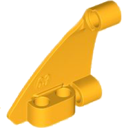 Technic, Panel Curved #63 5 x 4 Tapered Left - Bright Light Orange Technic, Panel Curved #63 5 x 4 Tapered Left - Bright Light Orange