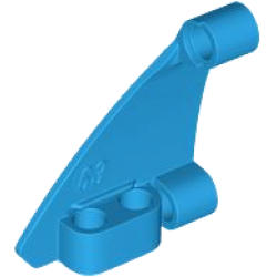 Technic, Panel Curved #63 5 x 4 Tapered Left - Dark Azure Technic, Panel Curved #63 5 x 4 Tapered Left - Dark Azure