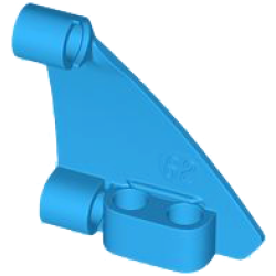 Technic, Panel Curved #62 5 x 4 Tapered Right - Dark Azure Technic, Panel Curved #62 5 x 4 Tapered Right - Dark Azure