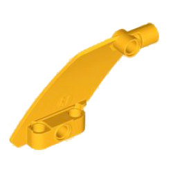 Technic, Panel Curved #61 5 x 7 Tapered Left - Bright Light Orange Technic, Panel Curved #61 5 x 7 Tapered Left - Bright Light Orange