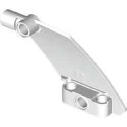 Technic, Panel Curved #60 5 x 7 Tapered Right - White Technic, Panel Curved #60 5 x 7 Tapered Right - White