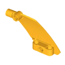 Technic, Panel Curved #60 5 x 7 Tapered Right - Bright Light Orange Technic, Panel Curved #60 5 x 7 Tapered Right - Bright Light Orange