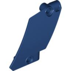 Technic, Panel Curved #60 5 x 7 Tapered Right - Dark Blue Technic, Panel Curved #60 5 x 7 Tapered Right - Dark Blue