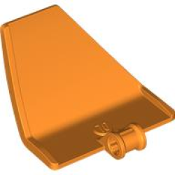 Technic, Panel Curved #70 5 x 4 x 3 Tapered Right - Orange Technic, Panel Curved #70 5 x 4 x 3 Tapered Right - Orange