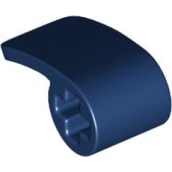 Technic, Panel Curved 2 x 1 x 1 - Dark Blue Technic, Panel Curved 2 x 1 x 1 - Dark Blue
