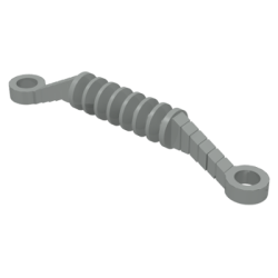 Technic, Steering Rack - Light Gray