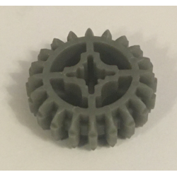 Technic, Gear 20 Tooth Double Bevel - Dark Gray Technic, Gear 20 Tooth Double Bevel - Dark Gray
