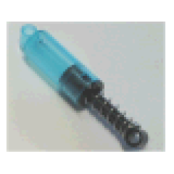 Technic, Shock Absorber 10L Damped (Undetermined Type) - Trans-Light Blue
