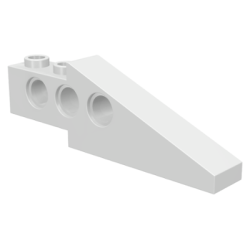 Technic Slope 6 x 1 x 1 2/3 - White Technic Slope 6 x 1 x 1 2/3 - White