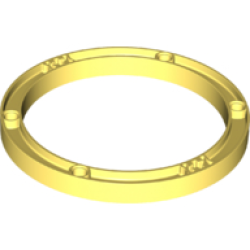 Support 11 x 11 Girder, Round - Bright Light Yellow