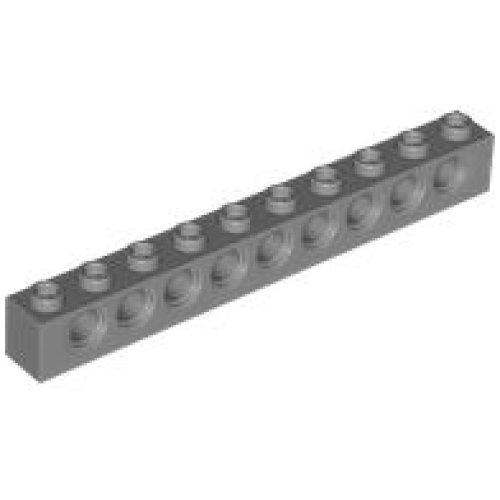 Деталь LEGO 2730 Technic, Brick 1 x 10 with Holes - Dark Bluish Gray