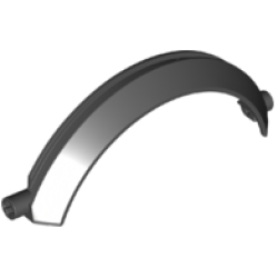 Technic, Panel Car Mudguard Arched 13 x 2 x 5 Half Circle - Black Technic, Panel Car Mudguard Arched 13 x 2 x 5 Half Circle - Black