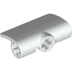 Technic, Panel Curved 2 x 3 x 1 - White Technic, Panel Curved 2 x 3 x 1 - White