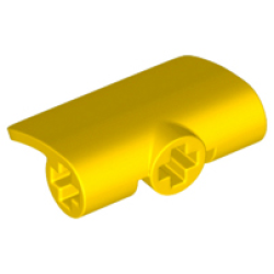 Technic, Panel Curved 2 x 3 x 1 - Yellow Technic, Panel Curved 2 x 3 x 1 - Yellow