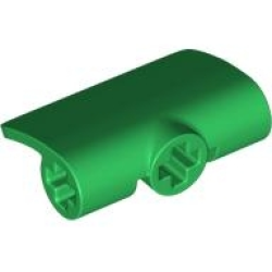 Technic, Panel Curved 2 x 3 x 1 - Green Technic, Panel Curved 2 x 3 x 1 - Green