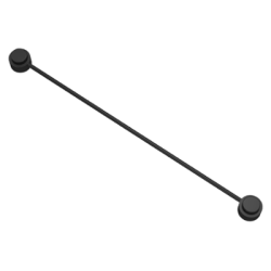 String with End Studs (10L Overall) with (Same Color) Studs Pattern - Black